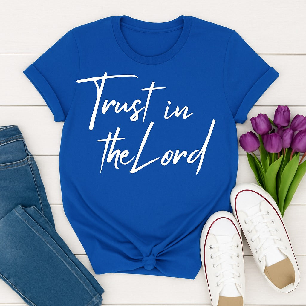 Trust in the Lord Christian T-Shirt – Faith Inspired Tee