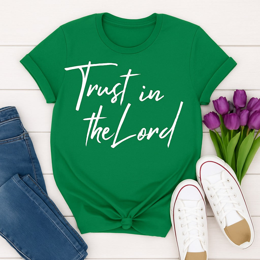 Trust in the Lord Christian T-Shirt – Faith Inspired Tee