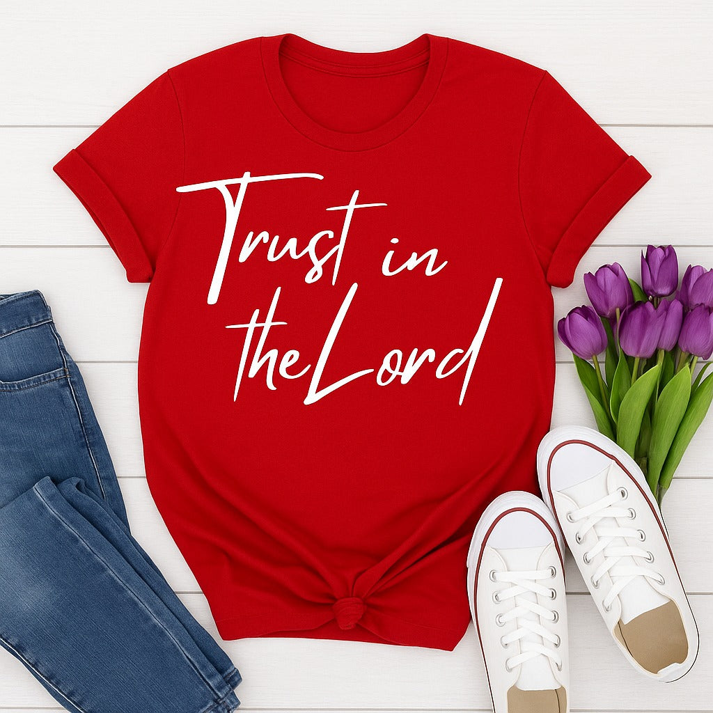 Trust in the Lord Christian T-Shirt – Faith Inspired Tee