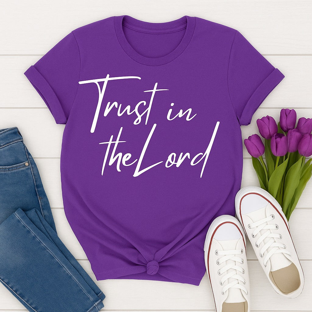 Trust in the Lord Christian T-Shirt – Faith Inspired Tee